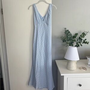 Princess Polly Blue Eyelet Maxi Dress